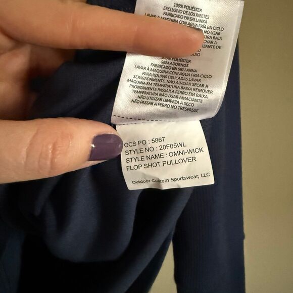 Columbia Golf Omni-Wick Flop Shot Pullover Kansas City KC Sporting MLS Soccer - Picture 7 of 8